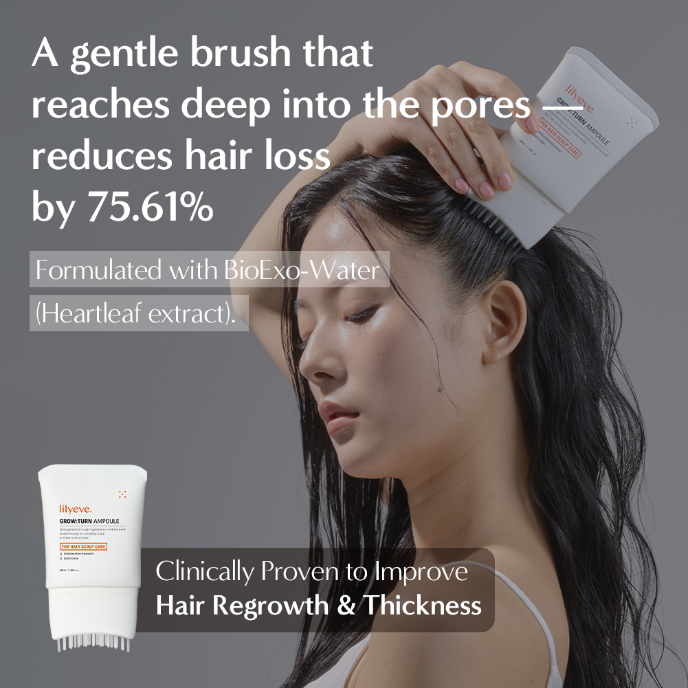 lilyeve Grow:urn Exosome Brush Ampoule clinically proven
