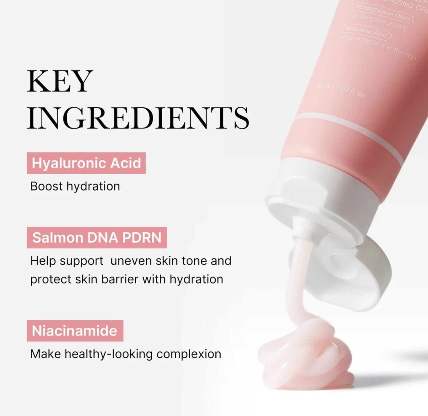 Medicube PDRN Pink Hyaluronic Moisturizing Cream key ingredients