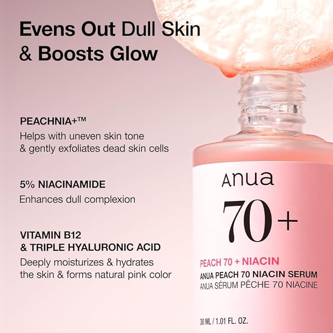 Anua Peach 70% Niacinamide Serum - 30ml