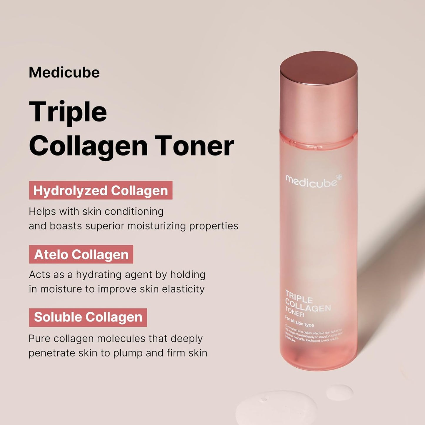 medicube Triple Collagen Toner benefits