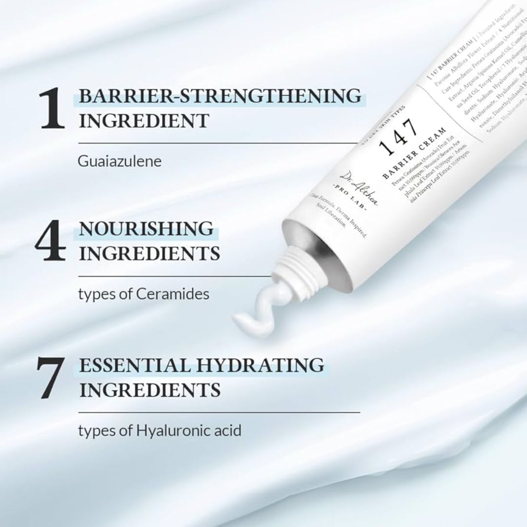 Dr. Althea 147 Barrier Cream key ingredients