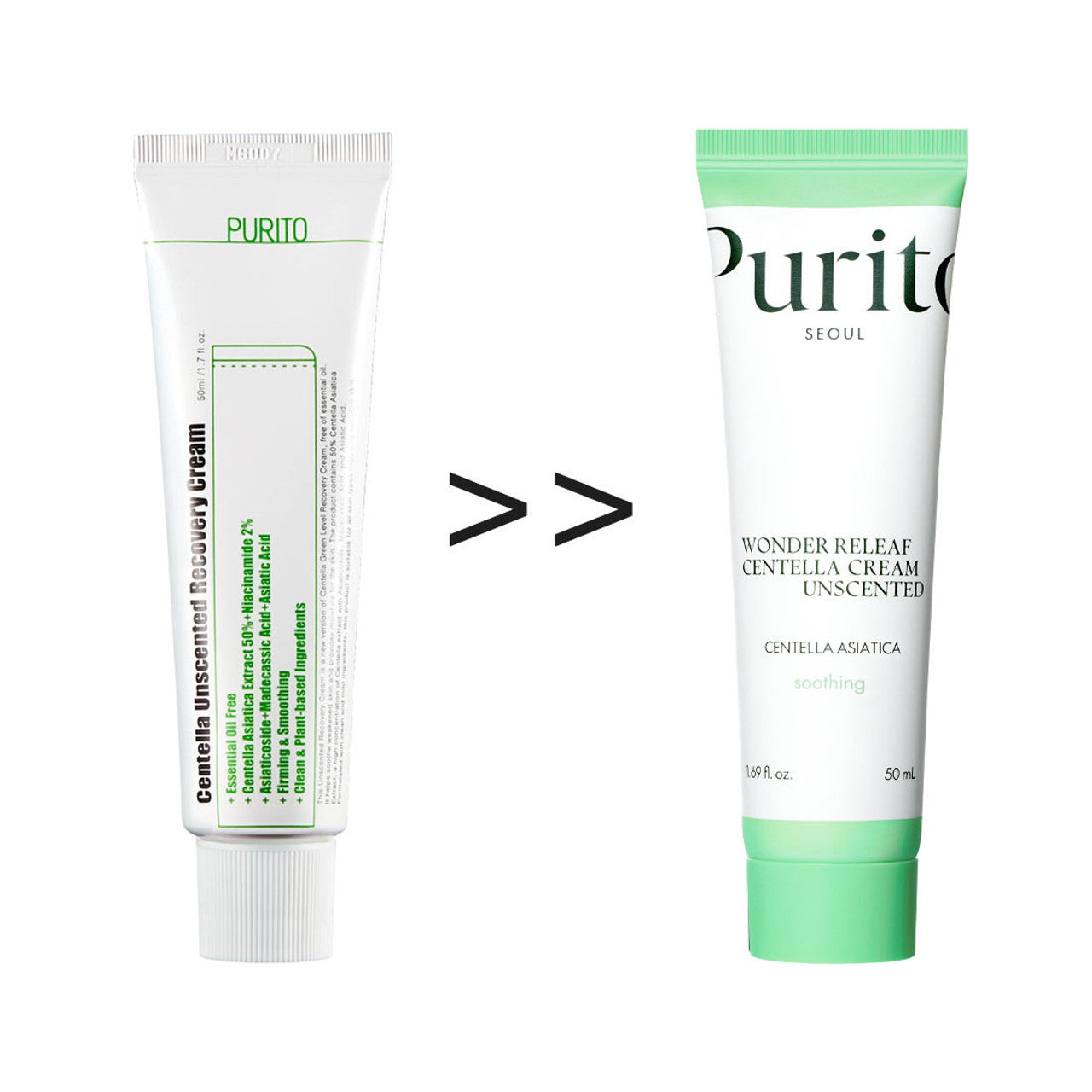 PURITO SEOUL Wonder Releaf Centella Cream Unscented - 50ml