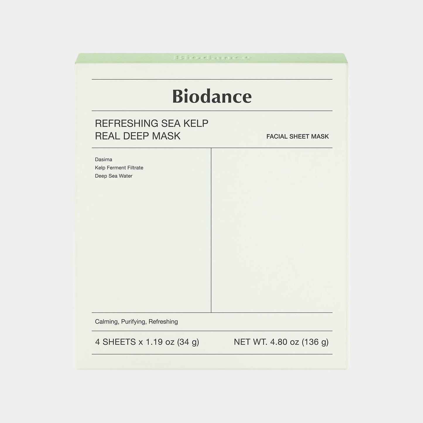 Biodance Refreshing Sea Kelp Real Deep Mask