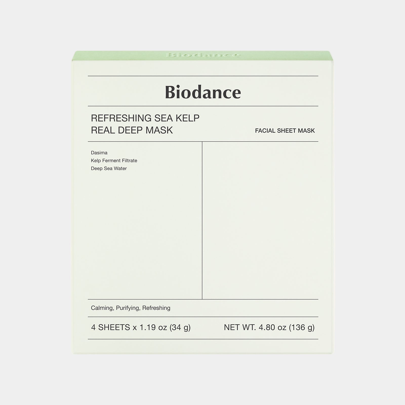 Biodance Refreshing Sea Kelp Real Deep Mask