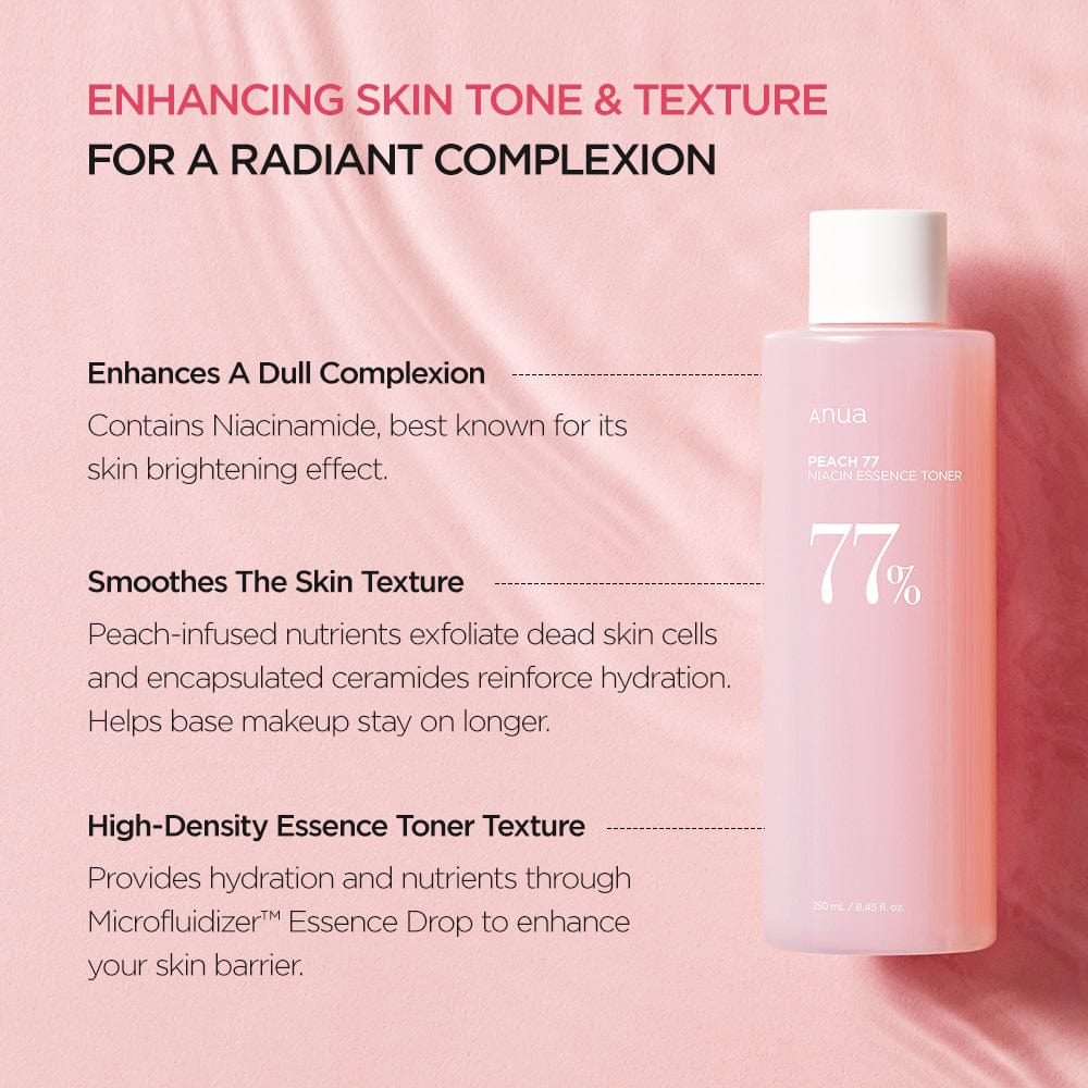 ANUA Peach 77 Niacin Essence Toner - 250ml
