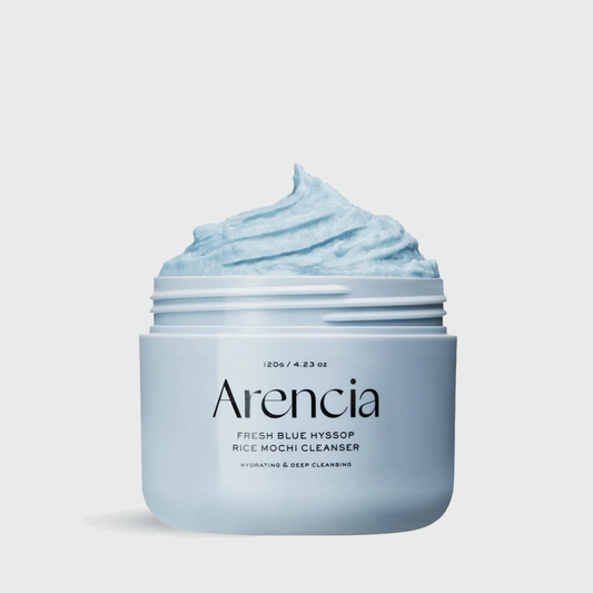 Arencia Fresh Blue Hyssop Rice Mochi Cleanser