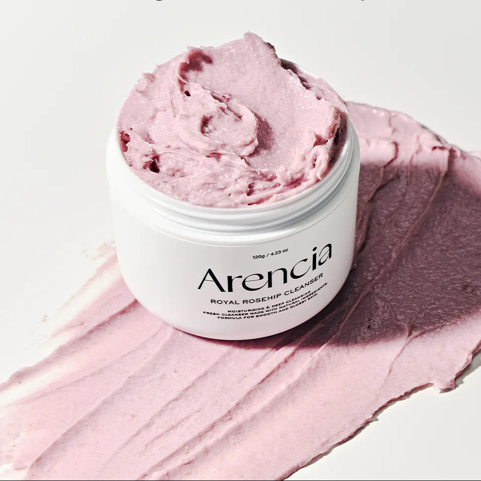 Arencia Fresh Rosehip Rice Mochi Cleanser texture