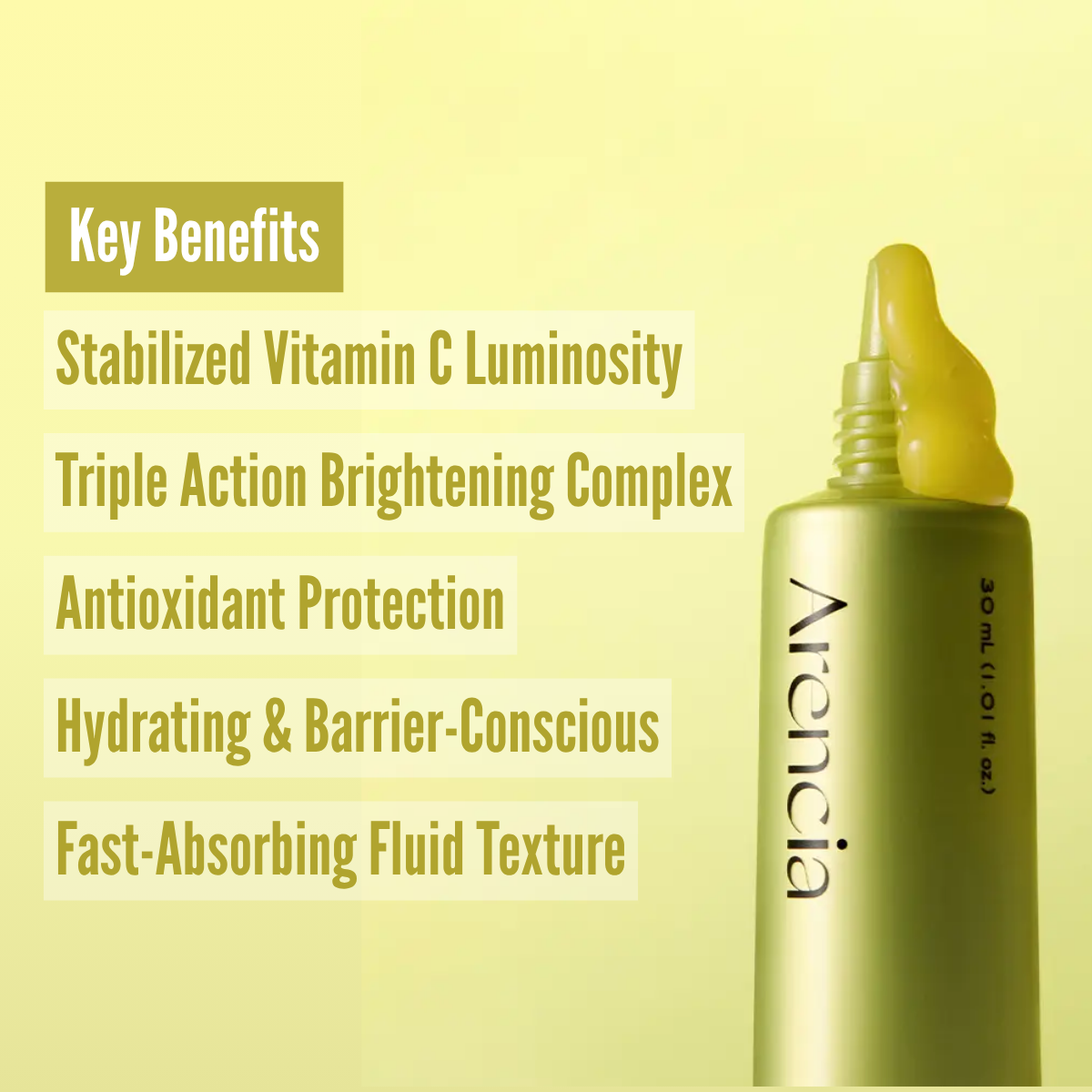 Arencia Vitamin C Booster Shot benefits