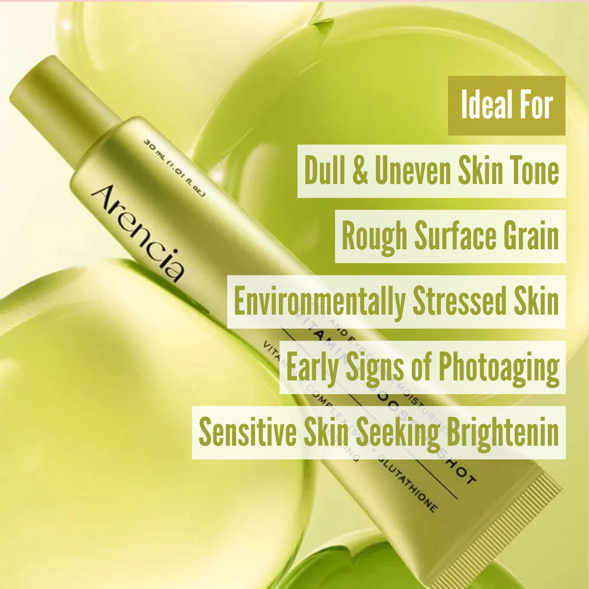 Arencia Vitamin C Booster Shot skin type