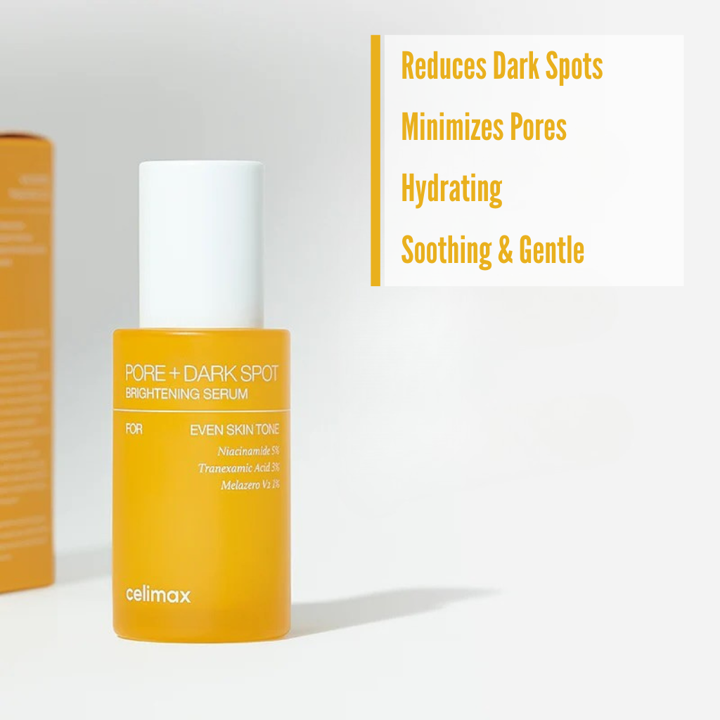celimax pore + darkspot brightening serum benefits