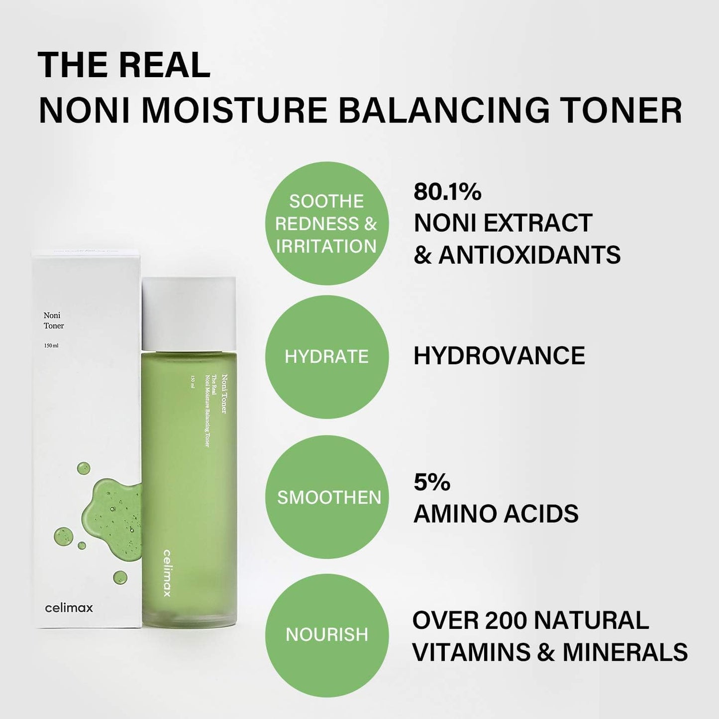 celimax The Real Noni Moisture Balancing Toner - 150ml