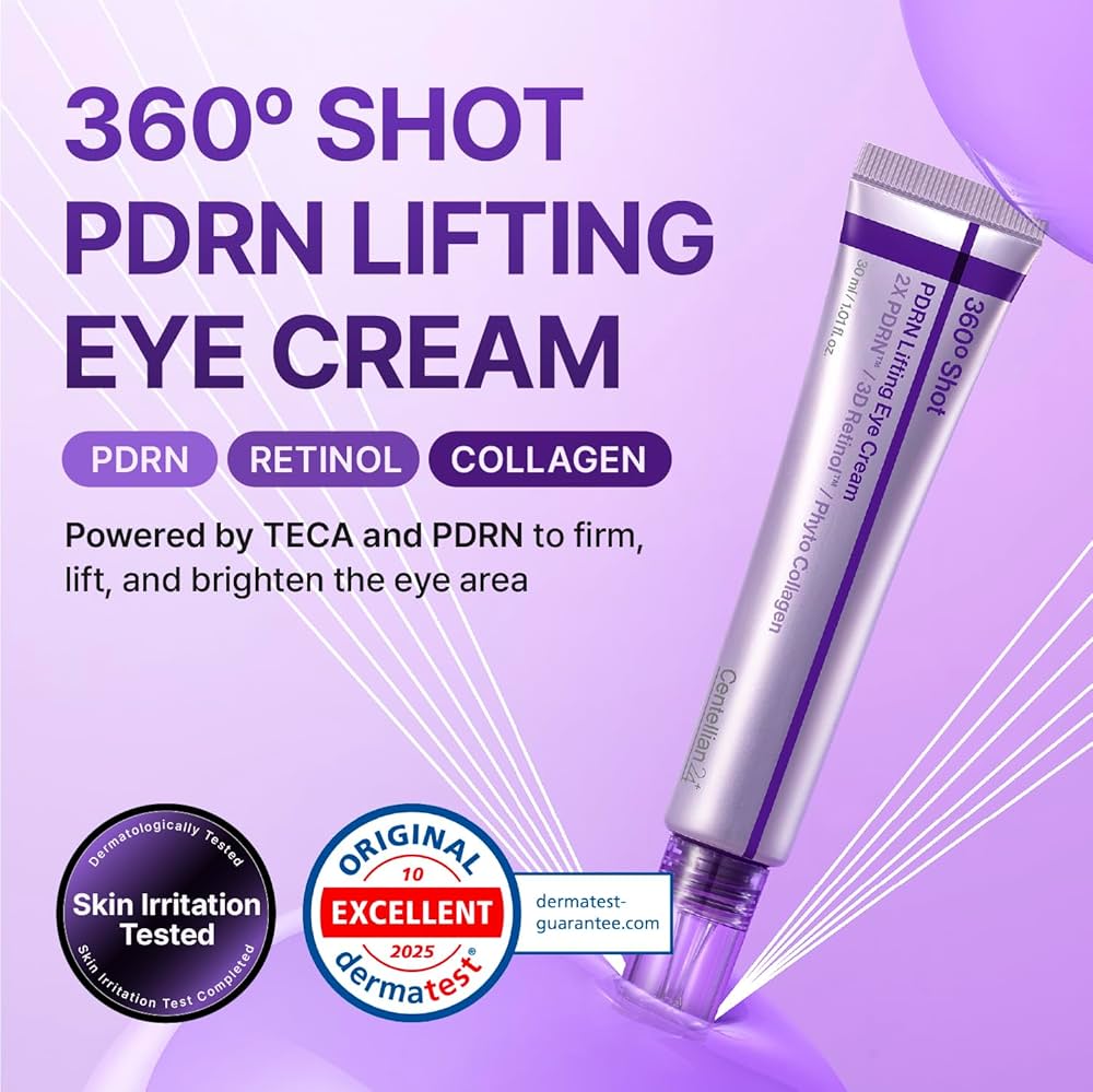 Centellian24 360º Shot PDRN lifting Eye cream key ingredients
