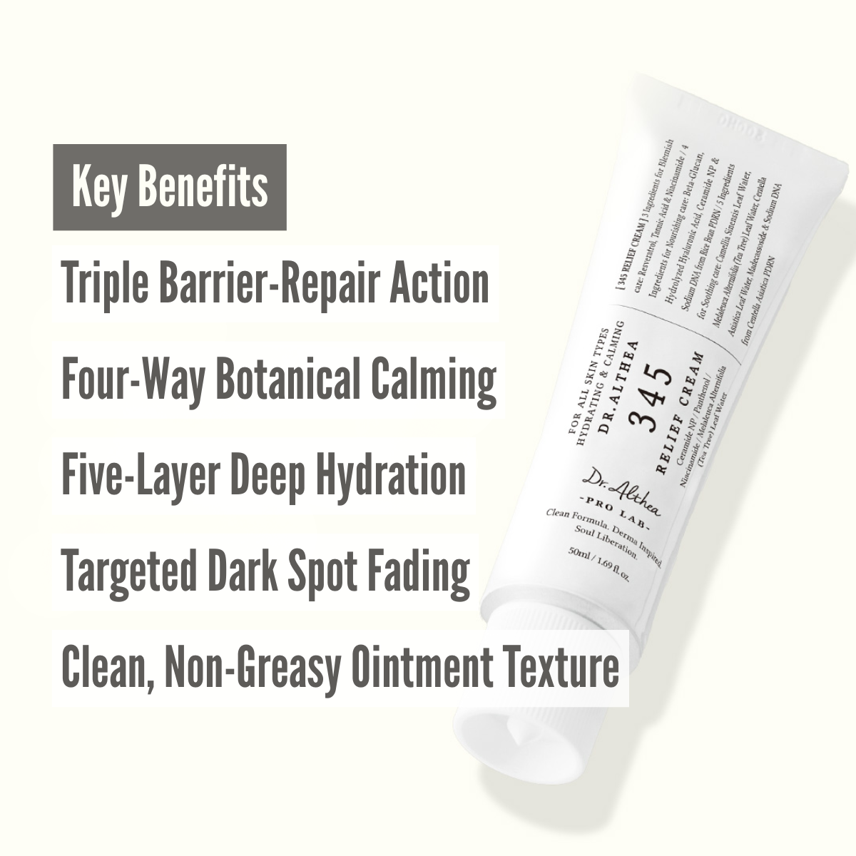 Dr. Althea 345 Relief Cream benefits