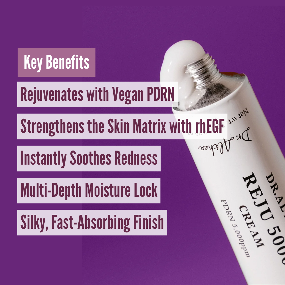 Dr. Althea PDRN Reju 5000 Cream key benefits