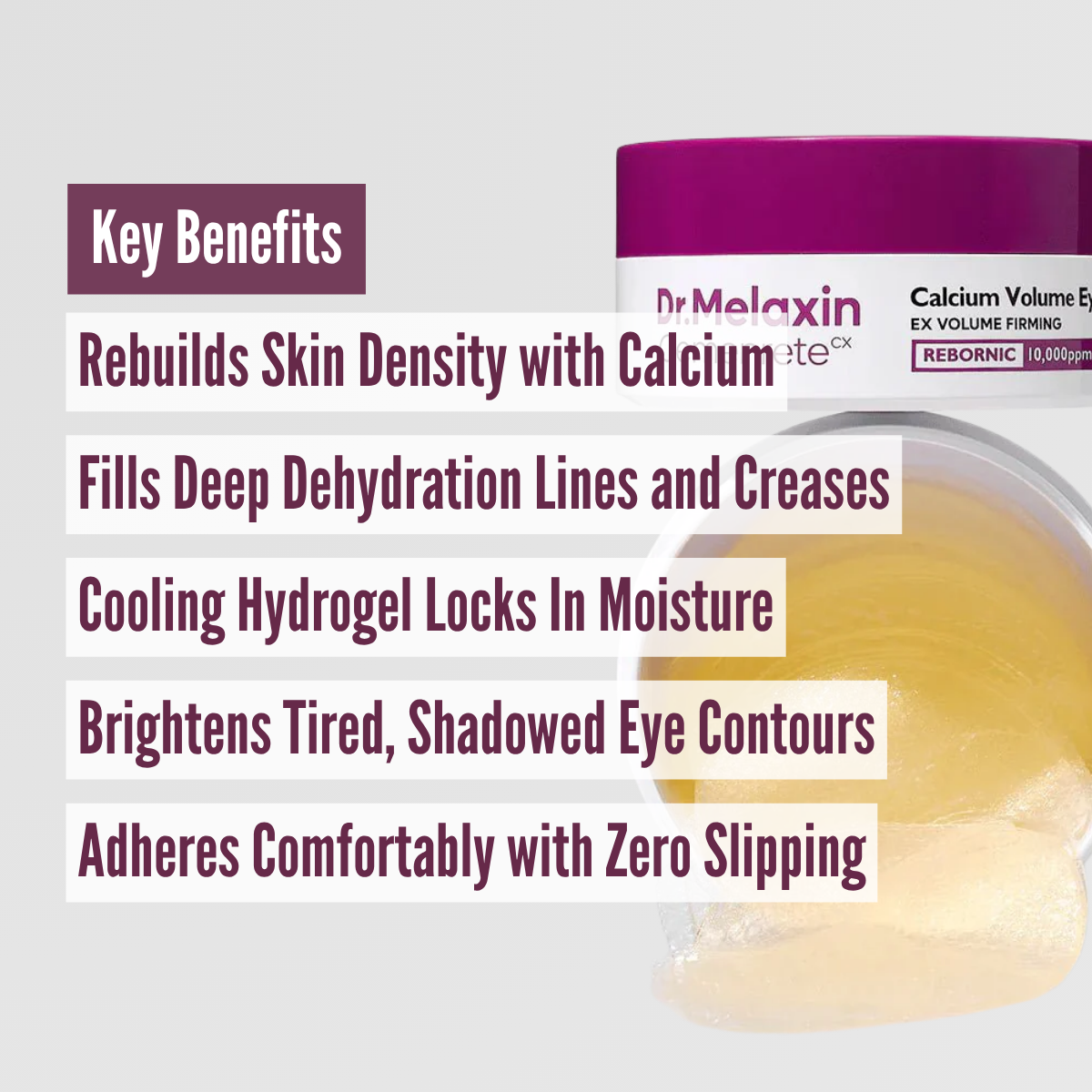 Dr.Melaxin Cemenrete Calcium Volume Eye Patch - 60ea