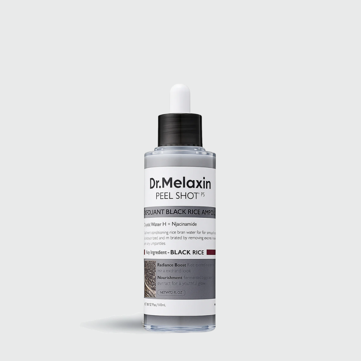 Dr. Melaxin Peel Shot Exfoliating Black Rice Ampoule
