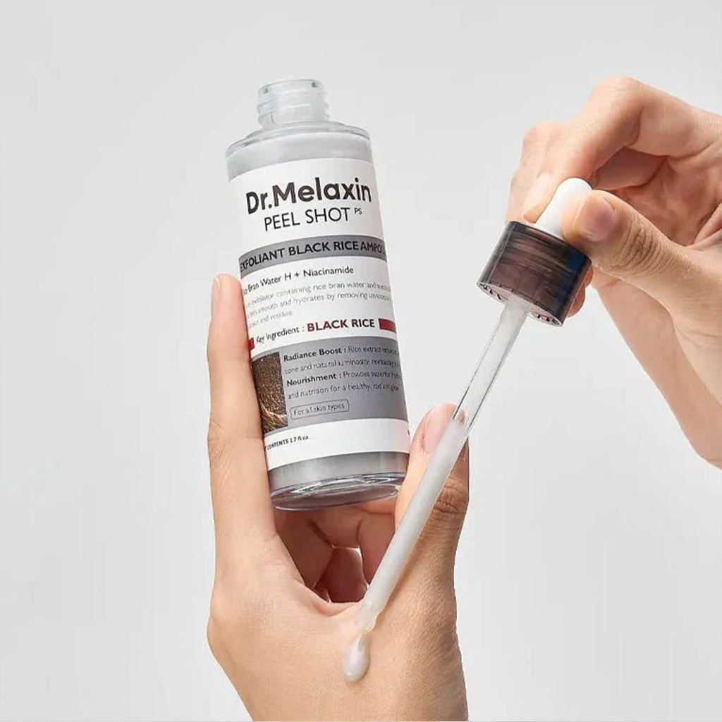 Dr.Melaxin Peel Shot Exfoliating Black Rice Ampoule texture