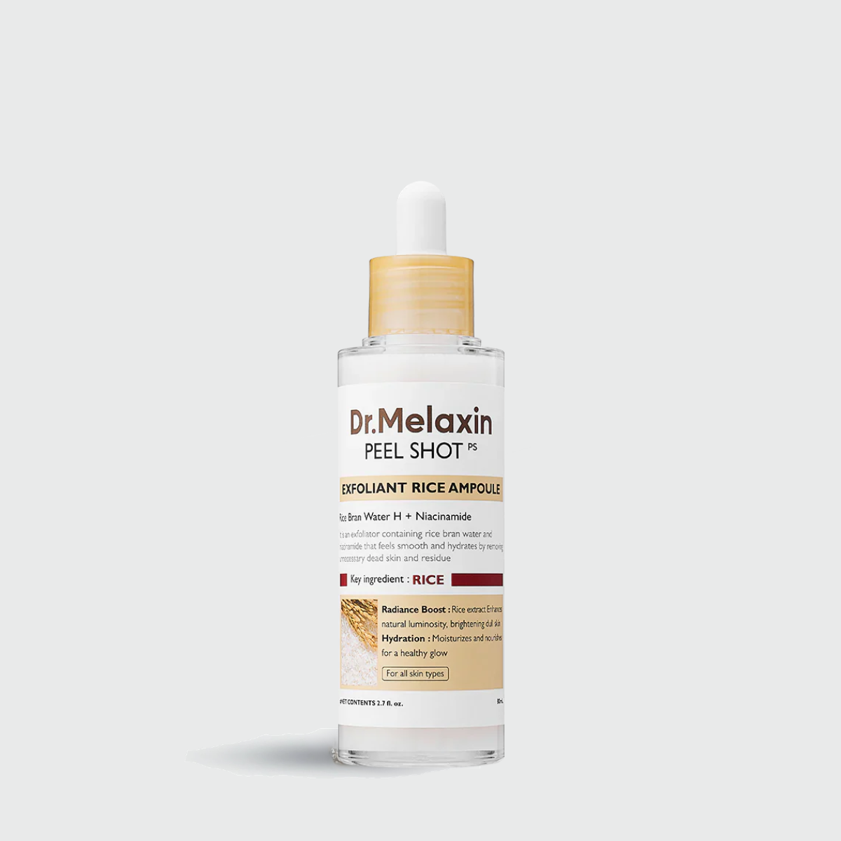 Dr.Melaxin Peel Shot Exfoliating White Rice Ampoule