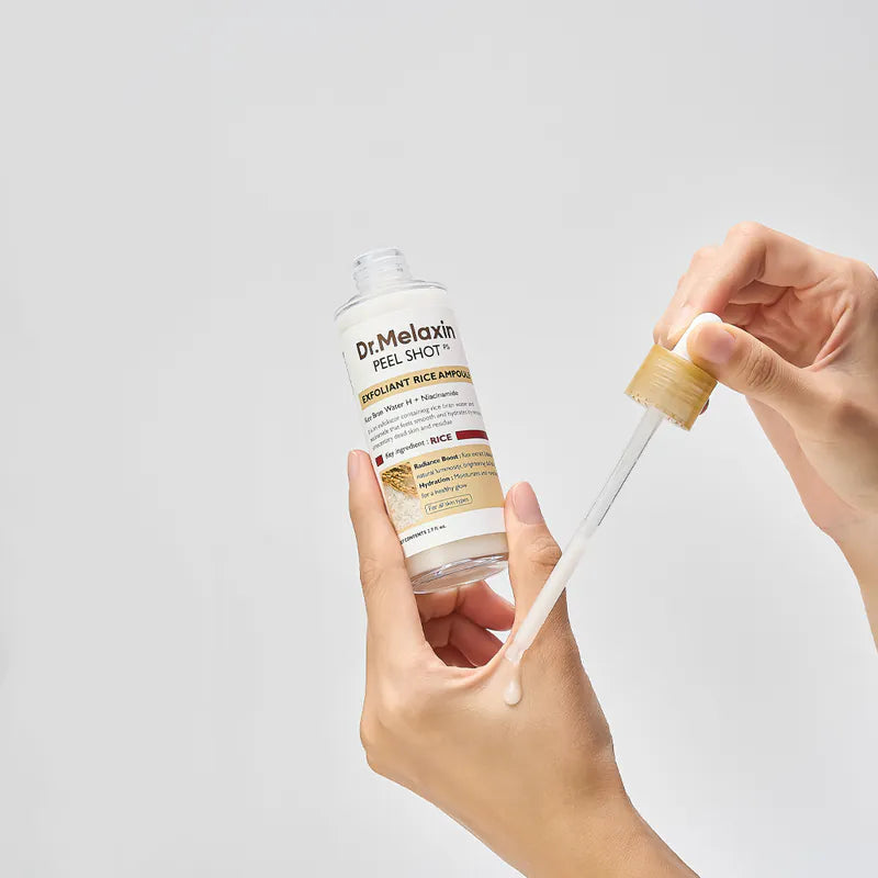 Dr.Melaxin Peel Shot Exfoliating White Rice Ampoule texture