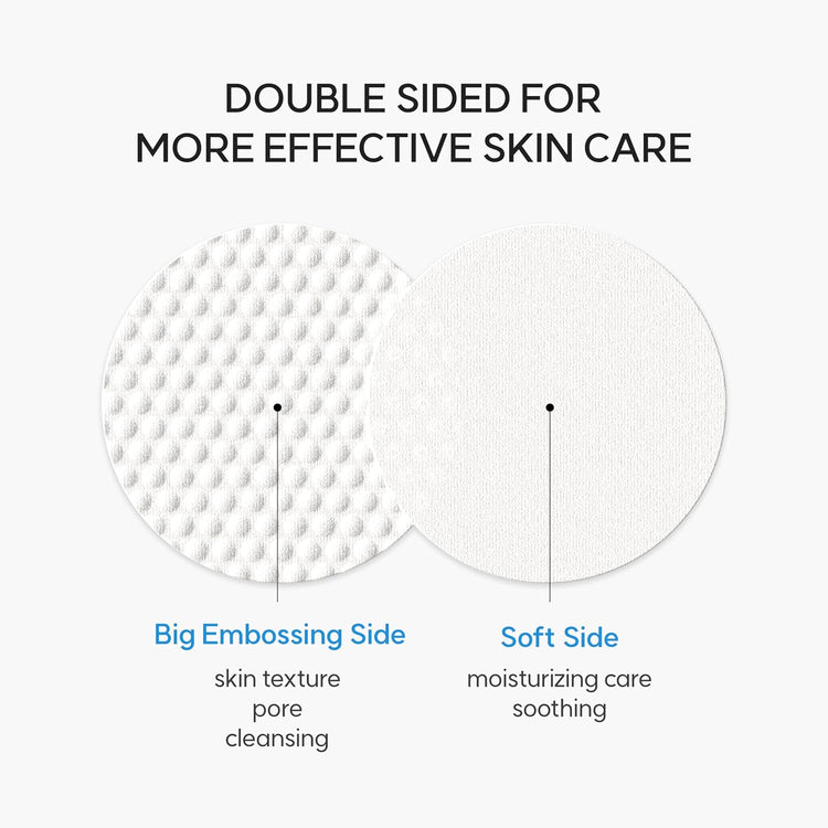 Double-sided skincare tool with embossing and soft sides on a white background