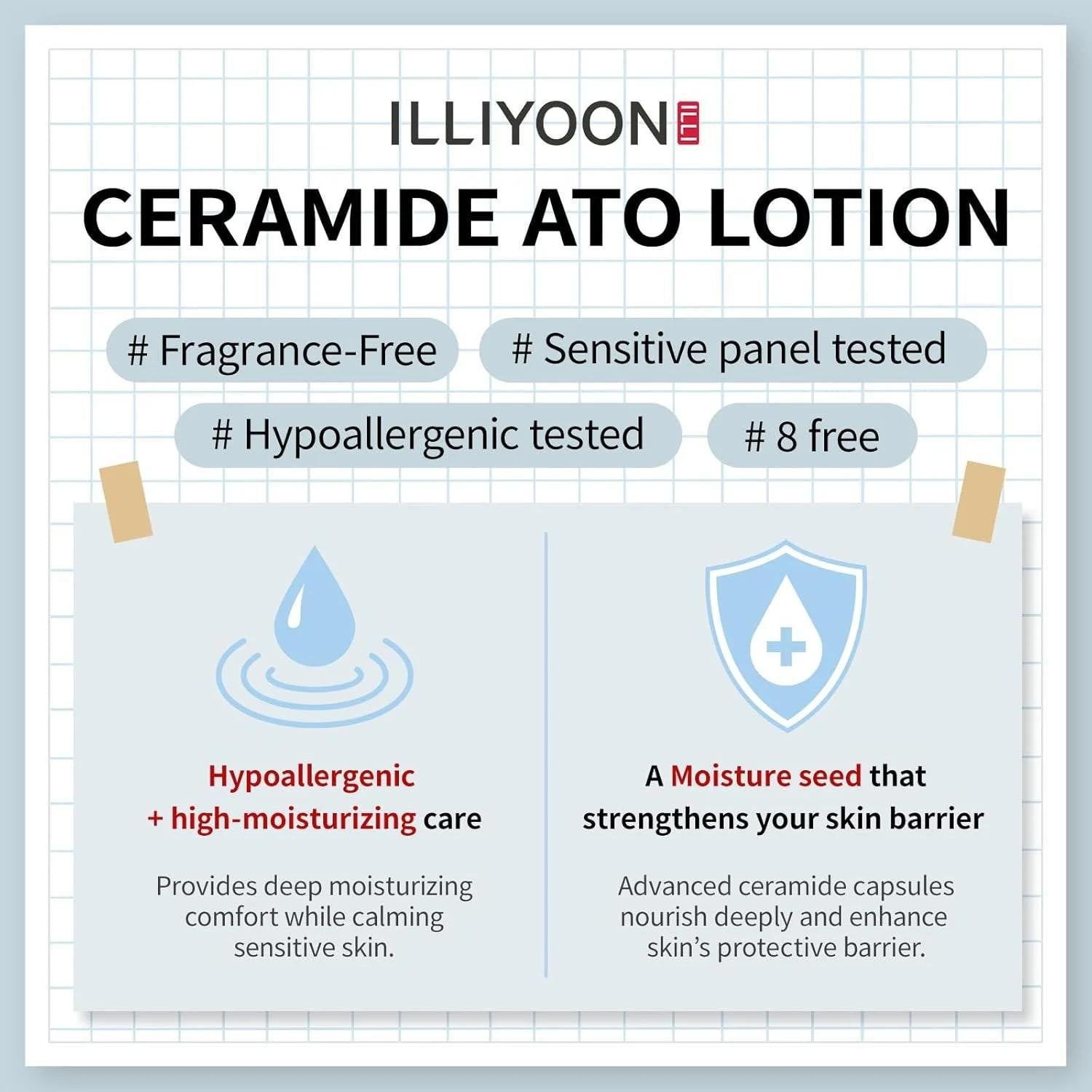 Illiyoon Ceramide ATO Lotion skin benefits
