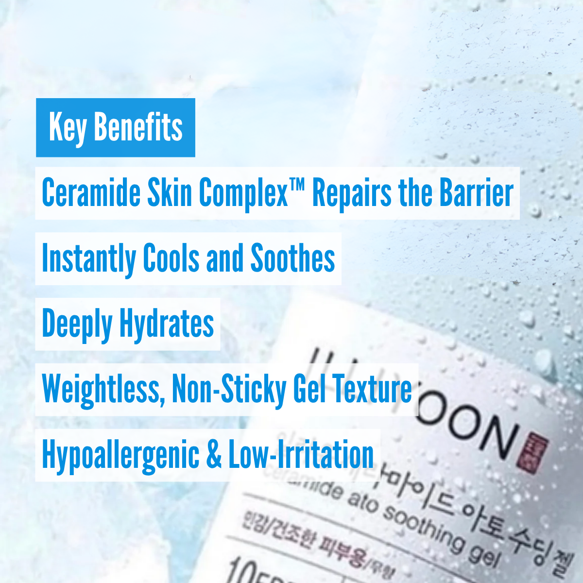 ILLIYOON Ceramide Ato Soothing Gel benefits
