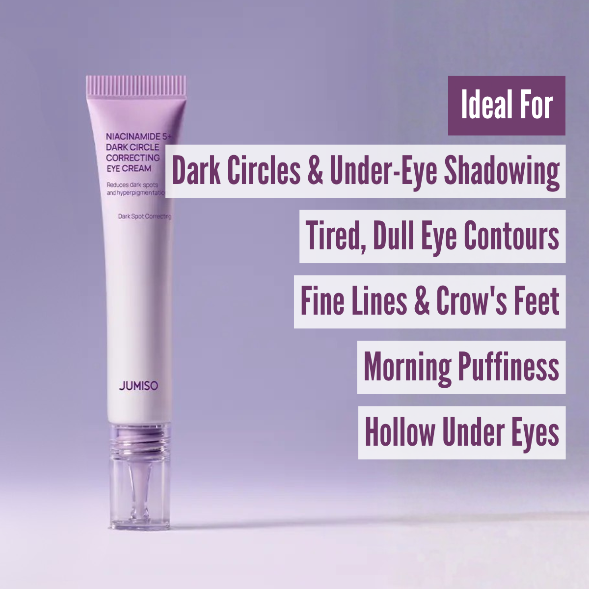 Jumiso Niacinamide 5+ Dark Circle Correcting Eye Cream skin concerns