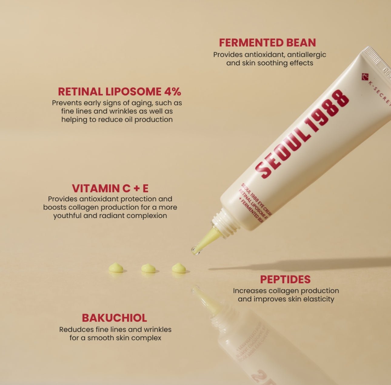 KSECRET SEOUL 1988 Eye Cream key ingredients