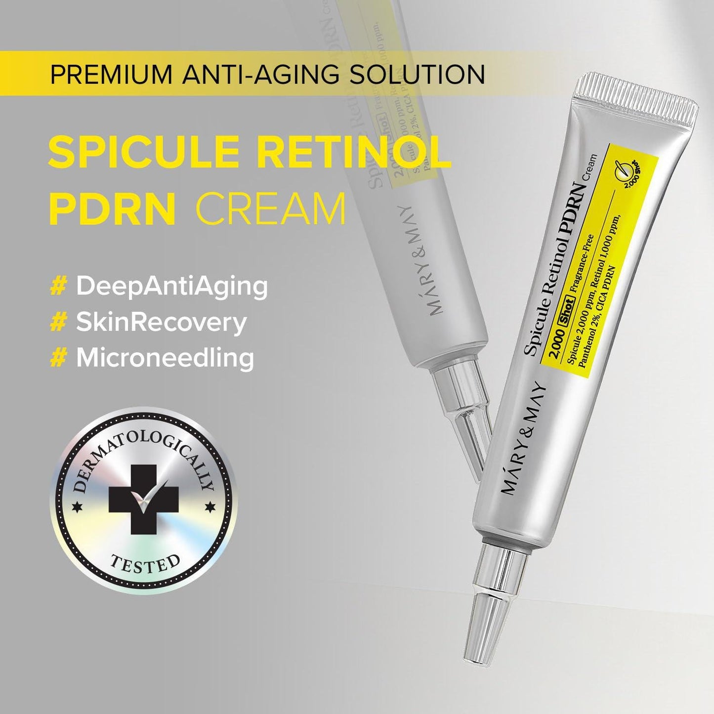 Mary&May Spicule retinol PDRN Cream benefits