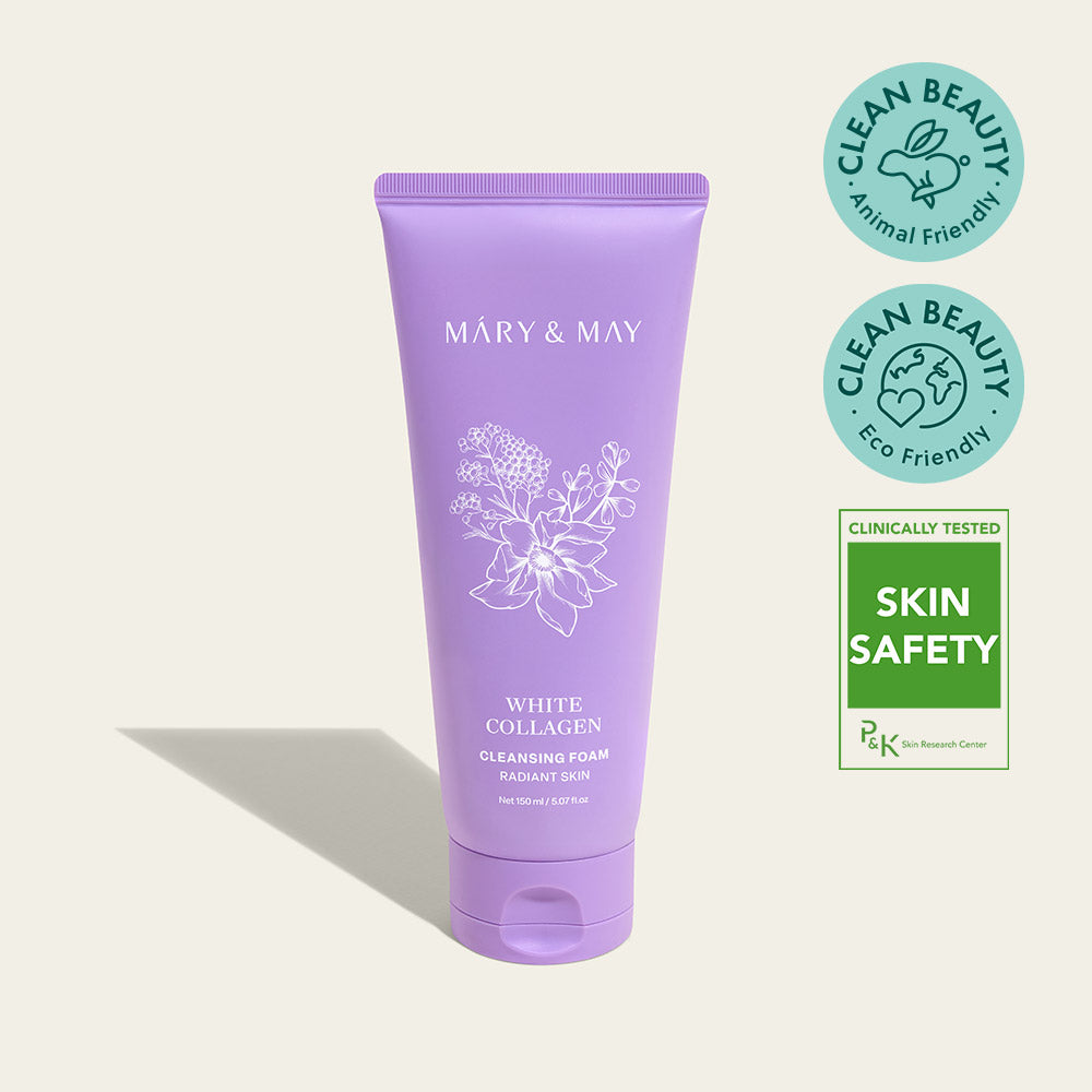Mary&May White Collagen cleansing foam clean beauty