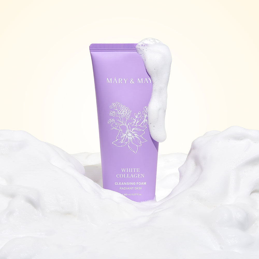 Mary&May White Collagen Cleansing Foam texture