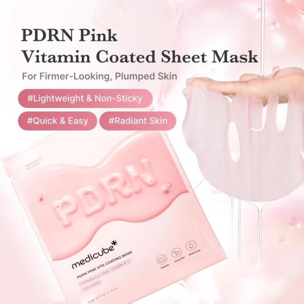 Medicube PDRN Pink Vita Coating Mask benefits