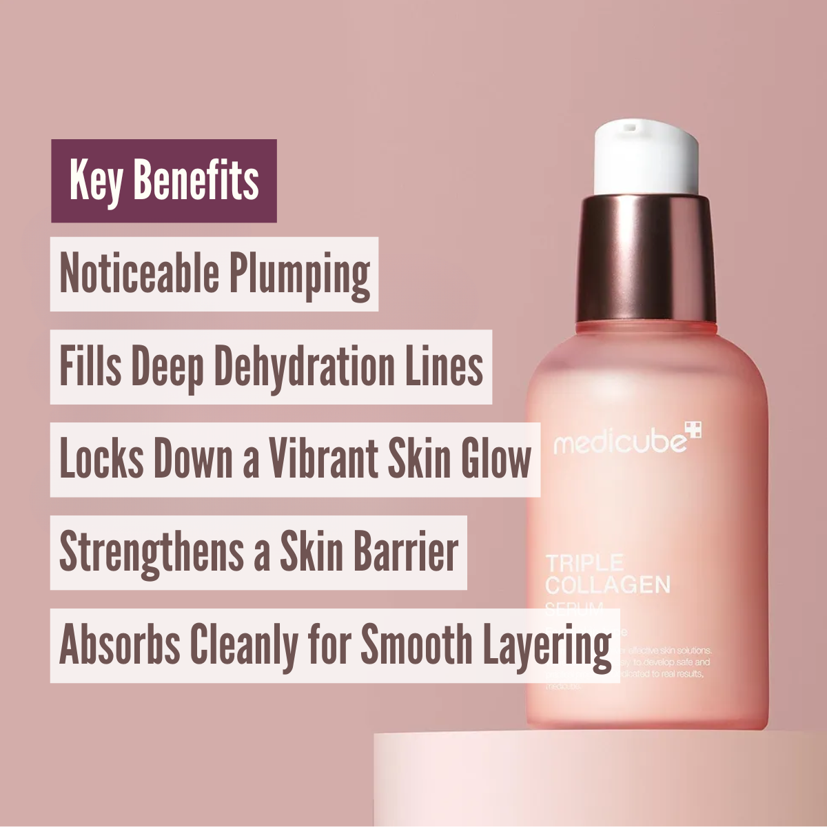 Medicube Triple Collagen Serum benefits