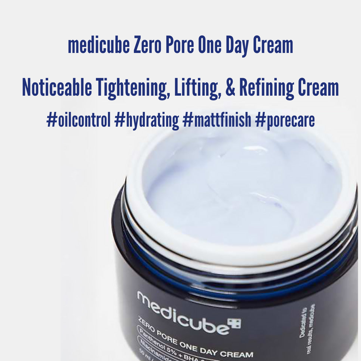 what is medicube Zero Pore One Day Cream