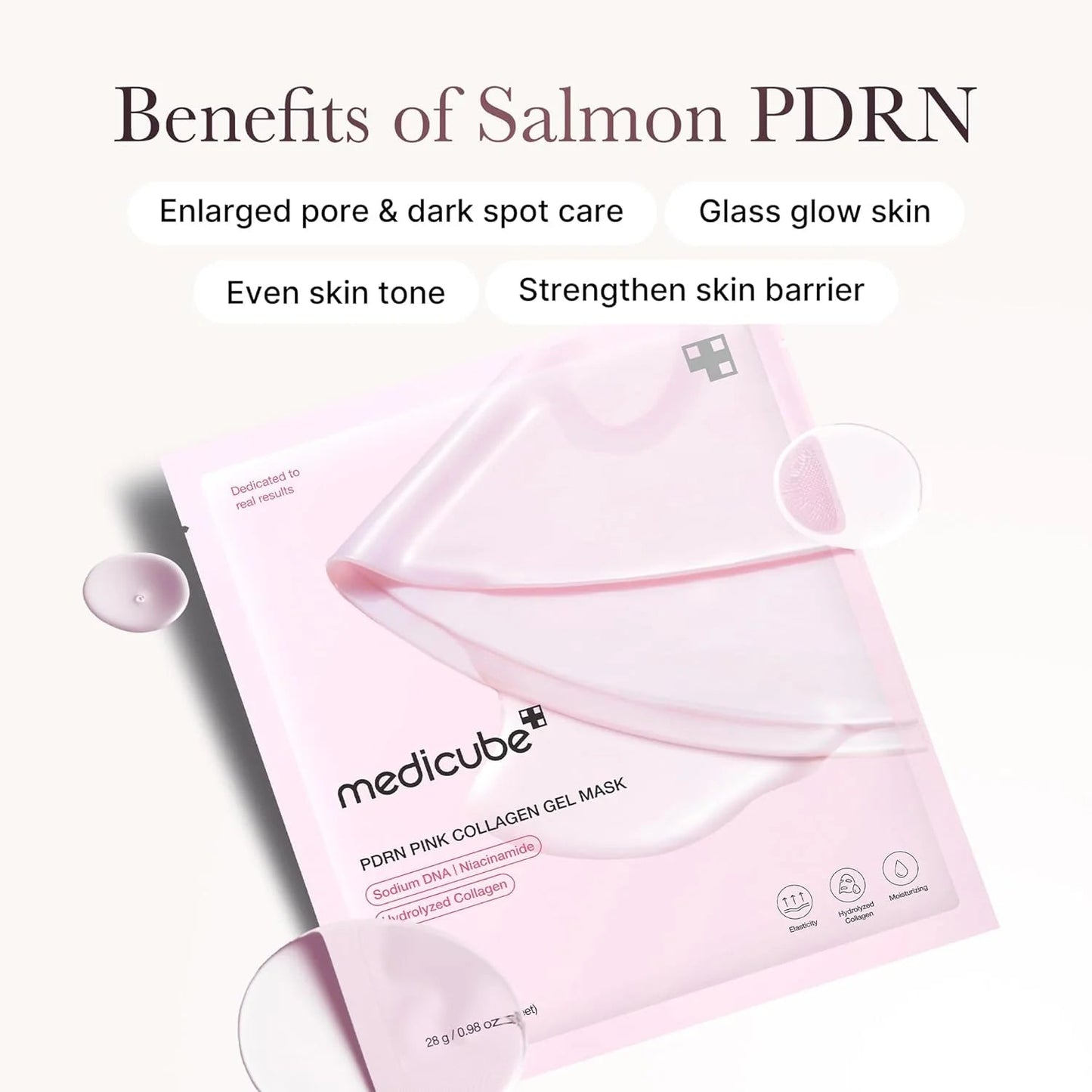 medicube PDRN Pink Collagen Gel Mask - 4ea