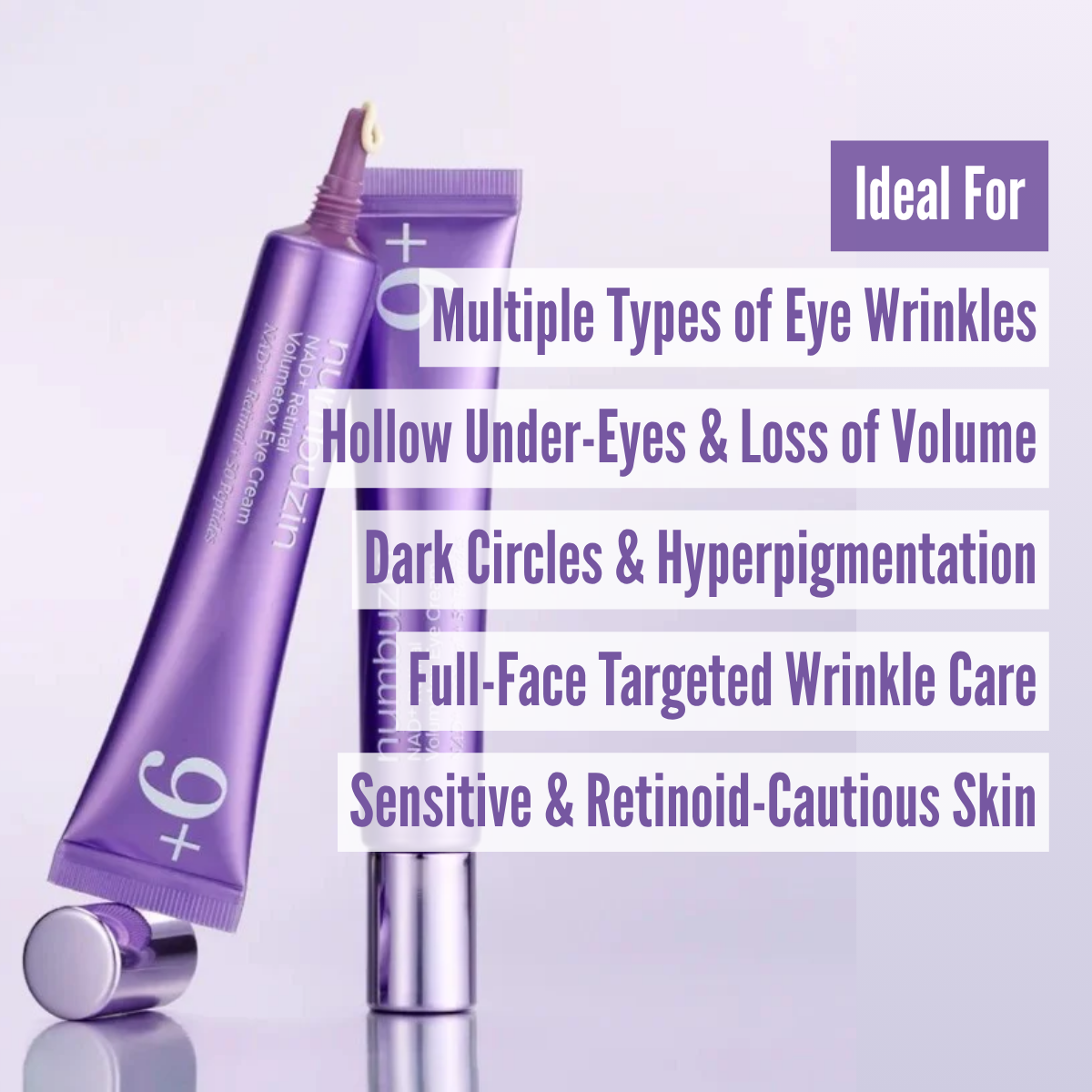 Numbuzin No.9 NAD+ Retinal Volumetox Eye Cream (Tube) - 20ml