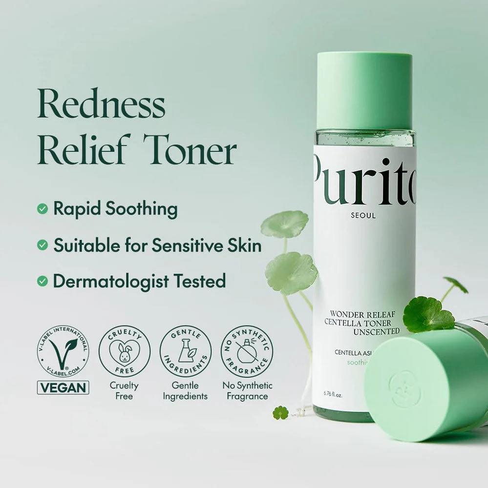 PURITO Wonder Releaf Centella Toner Unscented benefits