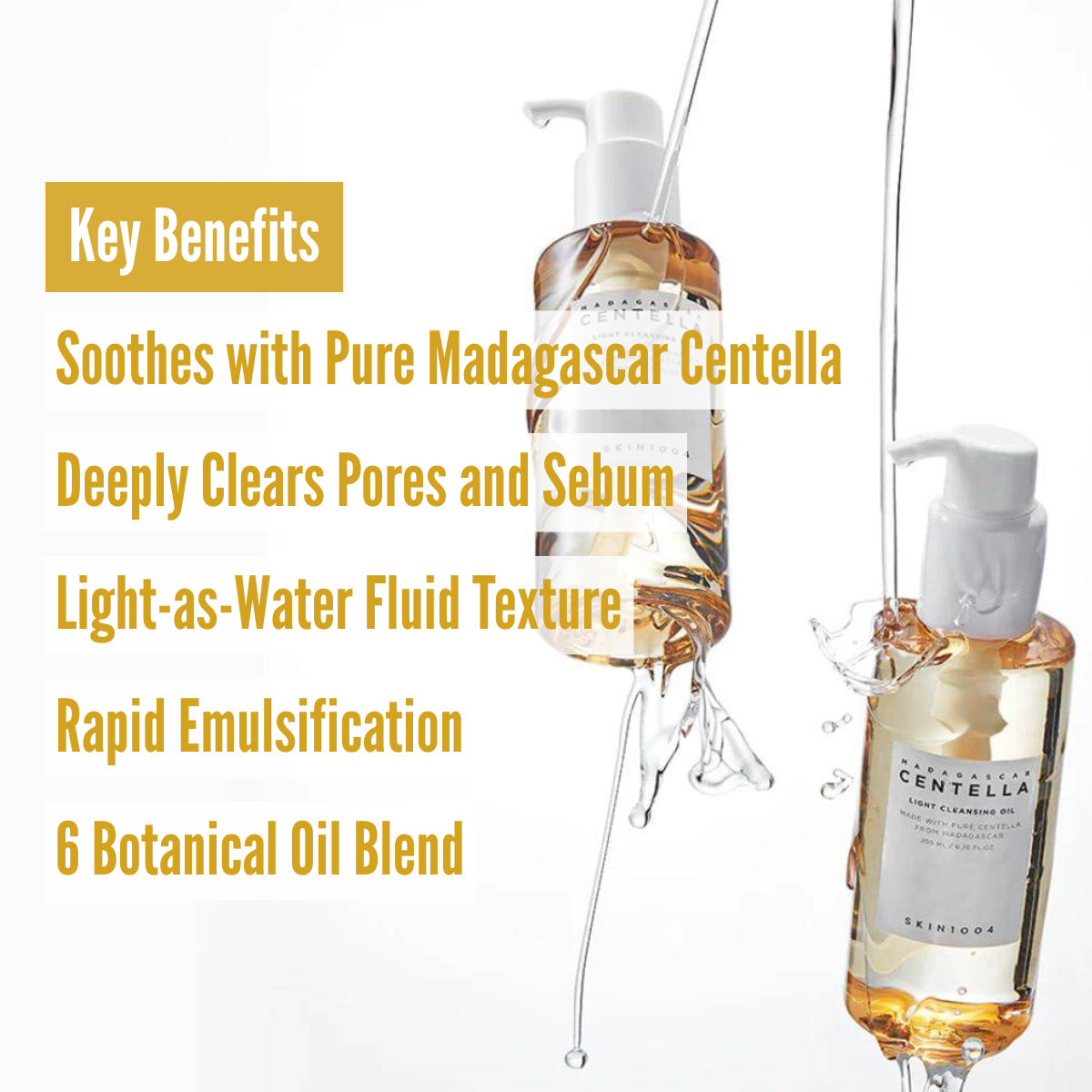 Skin1004 Madagascar Centella Light Cleansing Oil benefits