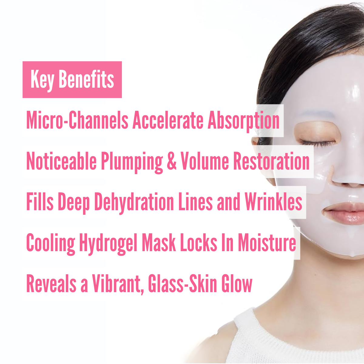 VT Collagen Reedle Shot 100 2 Step Hydrogel Mask benefits